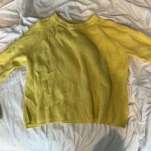 Tahari Yellow Sweater